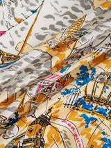 <シルクスカーフ65> リゾートマップ