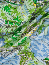 <シルクスカーフ65> リゾートマップ