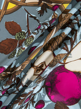 SILK SCARF 65 / COLLAGE HARVEST FESTIVAL