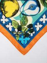 SILK SCARF 65 / COLLAGE HARVEST FESTIVAL