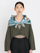 SILK SCARF 88 / BALLOON SKY