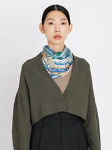 <シルクスカーフ65> バルーンスカイ