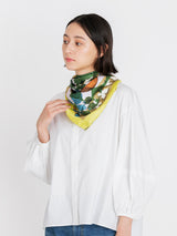 SILK SCARF 88 / COLLAGE HARVEST FESTIVAL