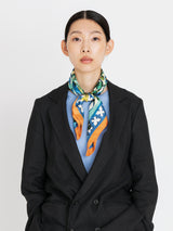 SILK SCARF 65 / COLLAGE HARVEST FESTIVAL