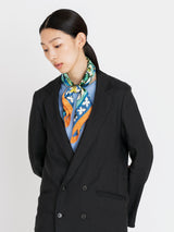 SILK SCARF 65 / COLLAGE HARVEST FESTIVAL