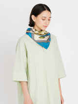 SILK SCARF 65 / FRAME FLOWER