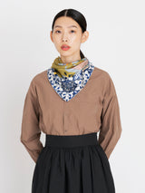 <シルクスカーフ88>コラージュウィッカーボトル