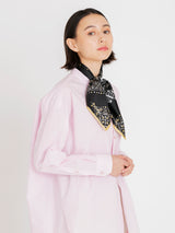 <シルクスカーフ65> ドローバンダナ