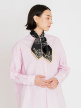 <シルクスカーフ65> ドローバンダナ