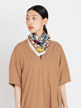 SILK SCARF 65 / COLLAGE HARVEST FESTIVAL