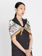 <シルクスカーフ88>シークレットガーデン