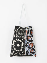 <プリントトートバッグL>ランダムペイズリーバンダナ