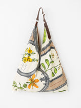 FRONT RIBBON BAG L / LEOPARD BEG