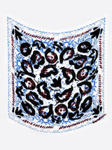 LINEN MIX STOLE 120 / RANDOM PAISLEY BANDANNA