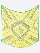 <リネンミックスストール120>ボーダーバンダナ