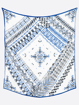 <リネンミックスストール120>ドローバンダナ