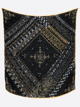 <リネンミックスストール120>ドローバンダナ