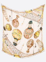 LINEN MIX STOLE 120 / BALLOON SKY