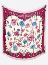 <リネンミックスストール120>フローイングポピー