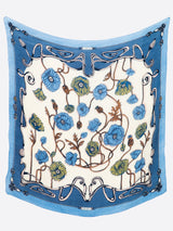 <リネンミックスストール120>フローイングポピー