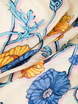 <リネンミックスストール120>フローイングポピー