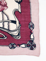 <リネンミックスストール120>フローイングポピー