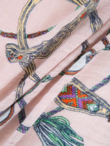 LINEN MIX STOLE 120 / NATIVE BIT