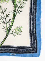 <リネンミックスストール120>フレームフラワー