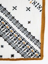 <リネンミックスストール120>ボーダーバンダナ