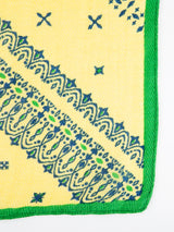 <リネンミックスストール120>ボーダーバンダナ