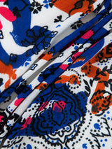 LINEN MIX STOLE 120 / RANDOM PAISLEY BANDANNA