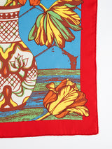 SILK SCARF 65 / FLOWER BASE