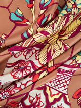 SILK SCARF 65 / FLOWER BASE