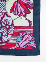 SILK SCARF 65 / FLOWER BASE