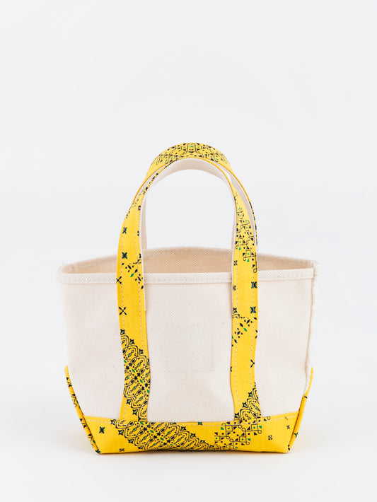 <帆布トートバッグS>ボーダーバンダナ