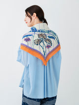 <リネンミックスストール120>シークレットガーデン