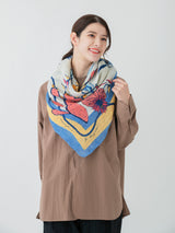 <リネンミックスストール120>ボーホー