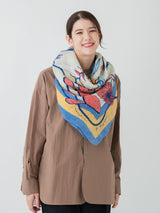 <リネンミックスストール120>ボーホー