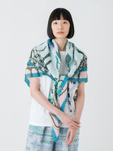 <リネンミックスストール120>ボーホー