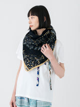 <リネンミックスストール120>ドローバンダナ