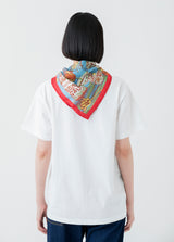 SILK SCARF 65 / FLOWER BASE