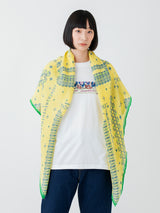 <リネンミックスストール120>ボーダーバンダナ