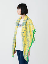 <リネンミックスストール120>ボーダーバンダナ