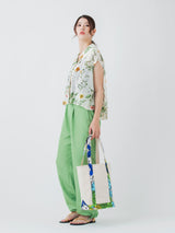 <帆布トートバッグM>バタフライドローバンダナ