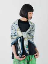 LINEN MIX STOLE 120 / NATIVE BIT