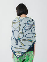 LINEN MIX STOLE 120 / NATIVE BIT