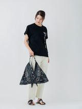 FRONT RIBBON BAG S / PAYSLEY BANDANA