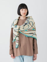 LINEN MIX STOLE 120 / NATIVE BIT