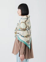 LINEN MIX STOLE 120 / NATIVE BIT