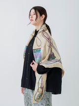 <リネンミックスストール120>コラージュカート